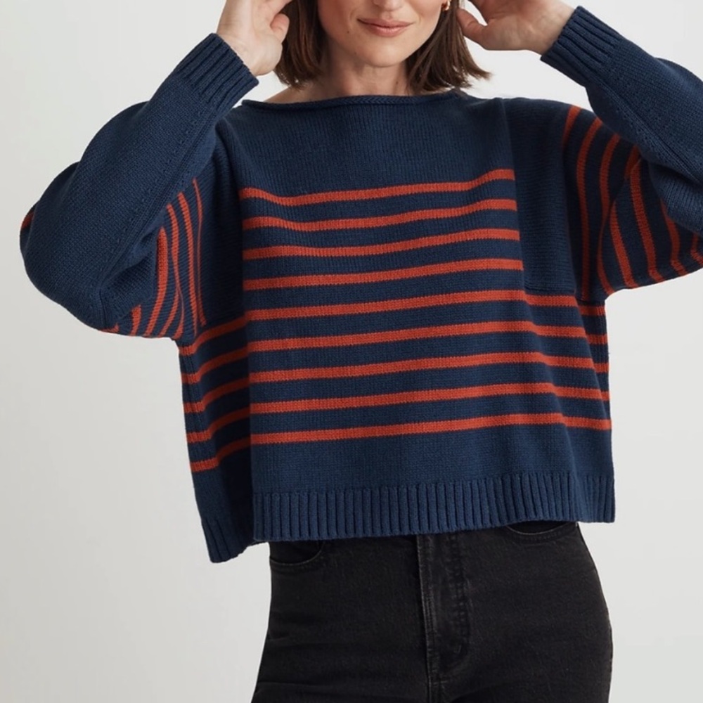 Madewell cropped sweater